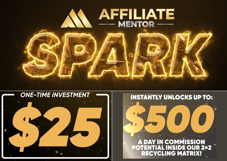Promo banner for Affiliate Mentor SPARK
